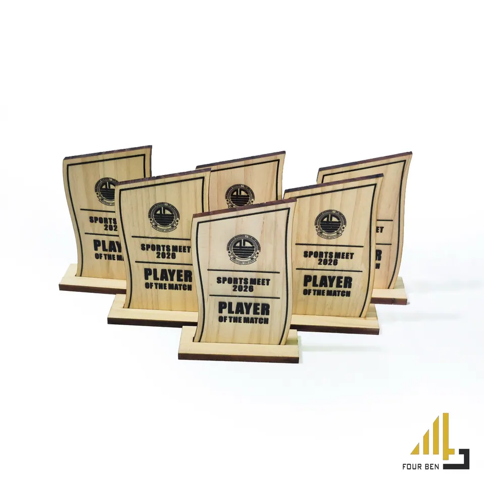 Wooden trophies
