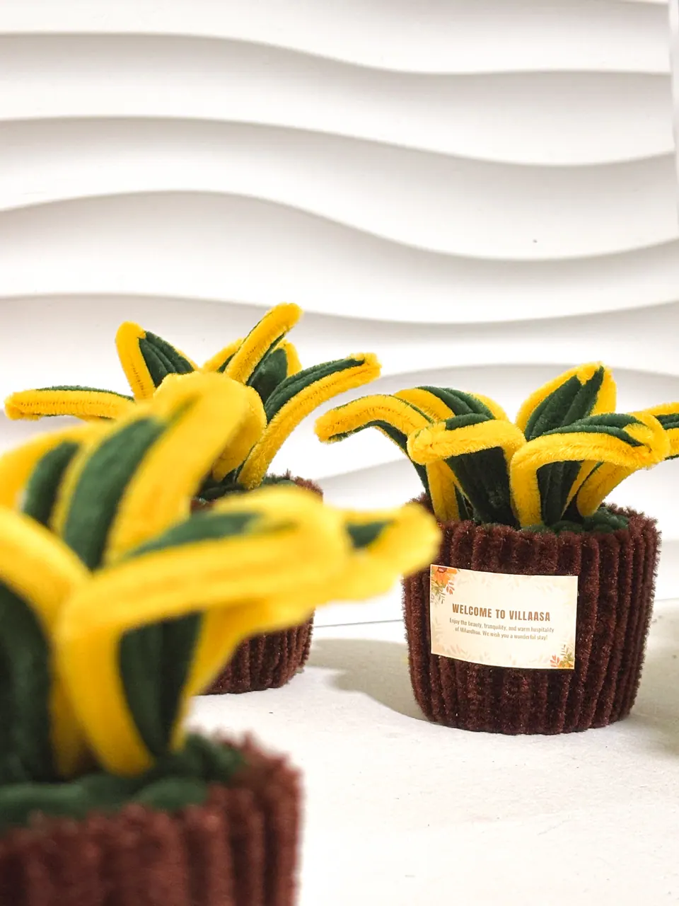 Handmade potted plants