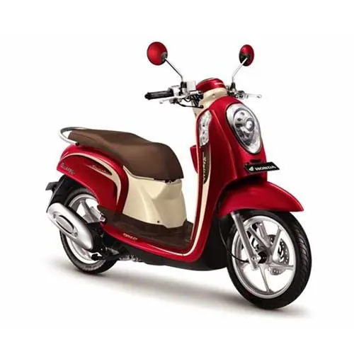 Honda Scoopy scooter for rent at Maakoa Rides